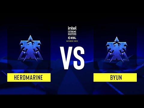 SC2 - HeroMarine vs ByuN - IEM Katowice 2023 - Group D