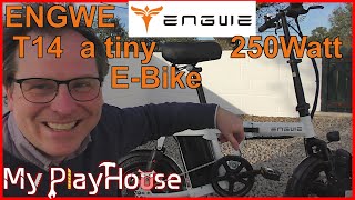 Vídeo de ENGWE T14 - E-bike Dobrável Compacta 250W com Pneus 14" - Mobilidade Urbana Inteligente - Cor: Azul -