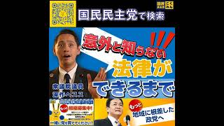 国民民主党 深作ヘスス 法律が出来るまで 4月26日