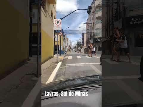 Centro de Lavras no Sul de Minas Gerais