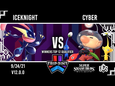 Tripoint Smash 113 - Winners Top 12 Qualifier - IceKnight(Greninja) Vs. Cyber(Olimar)