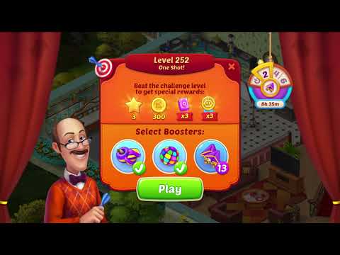 🎯 Homescapes 252 One Shot Level - 30 moves + 💥💥🧨💣