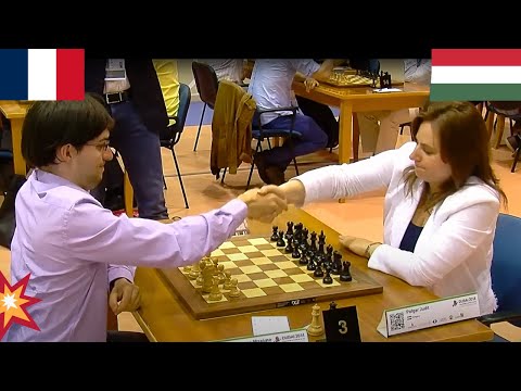 Vachier-Lagrave  vs Judit Polgar ♟️ | FIDE Blitz 2014 🏆