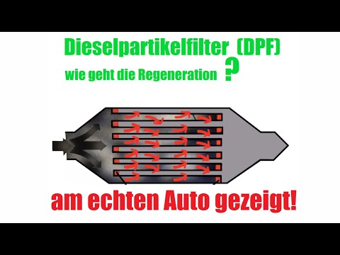 Dieselpartikelfilter Regeneration live!!