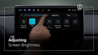 Volkswagen Adjusting Screen Brightness