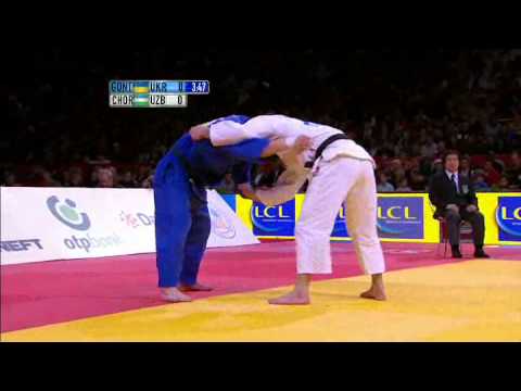 Judo Grand Slam Paris 2012: final -90kg CHORIEV, Dilshod (UZB) - GONTIUK, Roman (UKR)