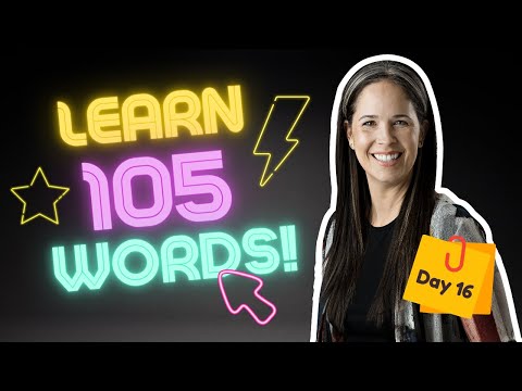 學習105個英語詞彙| DAY 16 (LEARN 105 ENGLISH VOCABULARY WORDS | DAY 16)
