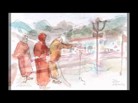 India Rishikesh watercolors