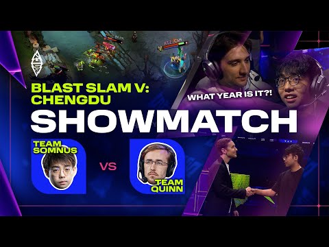 SHOWMATCH! TEAM SOMNUS vs TEAM QUINN - Official Highlights - BLAST Slam V Dota 2