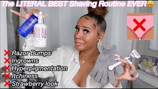 MY INTIMATE SHAVING ROUTINE FROM FRONT TO BACK (MUST WATCH)