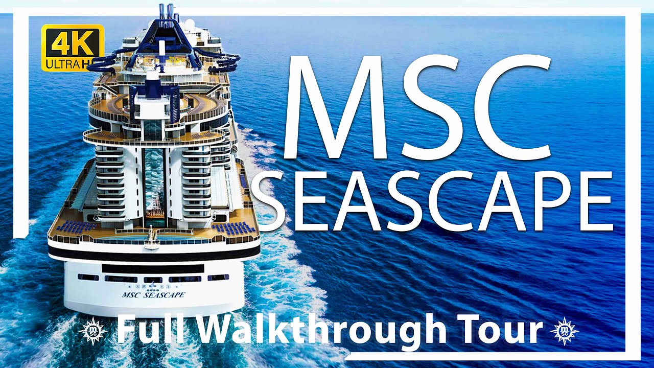 MSC Seascape | Full Walkthrough Ship Tour & Review | All Spaces | Galveston,Texas