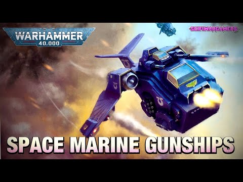 Space Marine Gunships Lore + Background - Adeptus Astartes - Warhammer 40k - Games Workshop