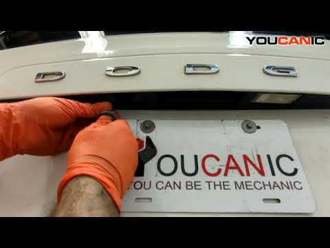 2008-2020 Dodge Grand Caravan – License Plate Light Replacement