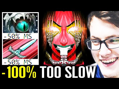 -100% Movement Speed! WTF MIRACLE Phantom Assasin Eye Of Skadi IMBA SLOW Build Dota 2 Pro Gameplay