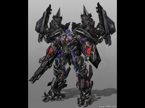 Video Review of Transformers Revenge of the Fallen; Leader Class Optimus Prime and Jetfire combined