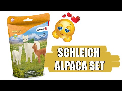 Unboxing The Schleich Alpaca Set 2021😍 😍 / Animal figurines & Toys