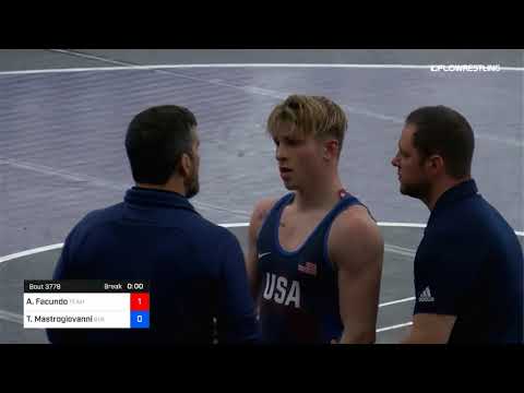 71 Kg Rr Rnd 3 Alex Facundo Team Donahoe Vs Travis Mastrogiovanni Blair Academy 2