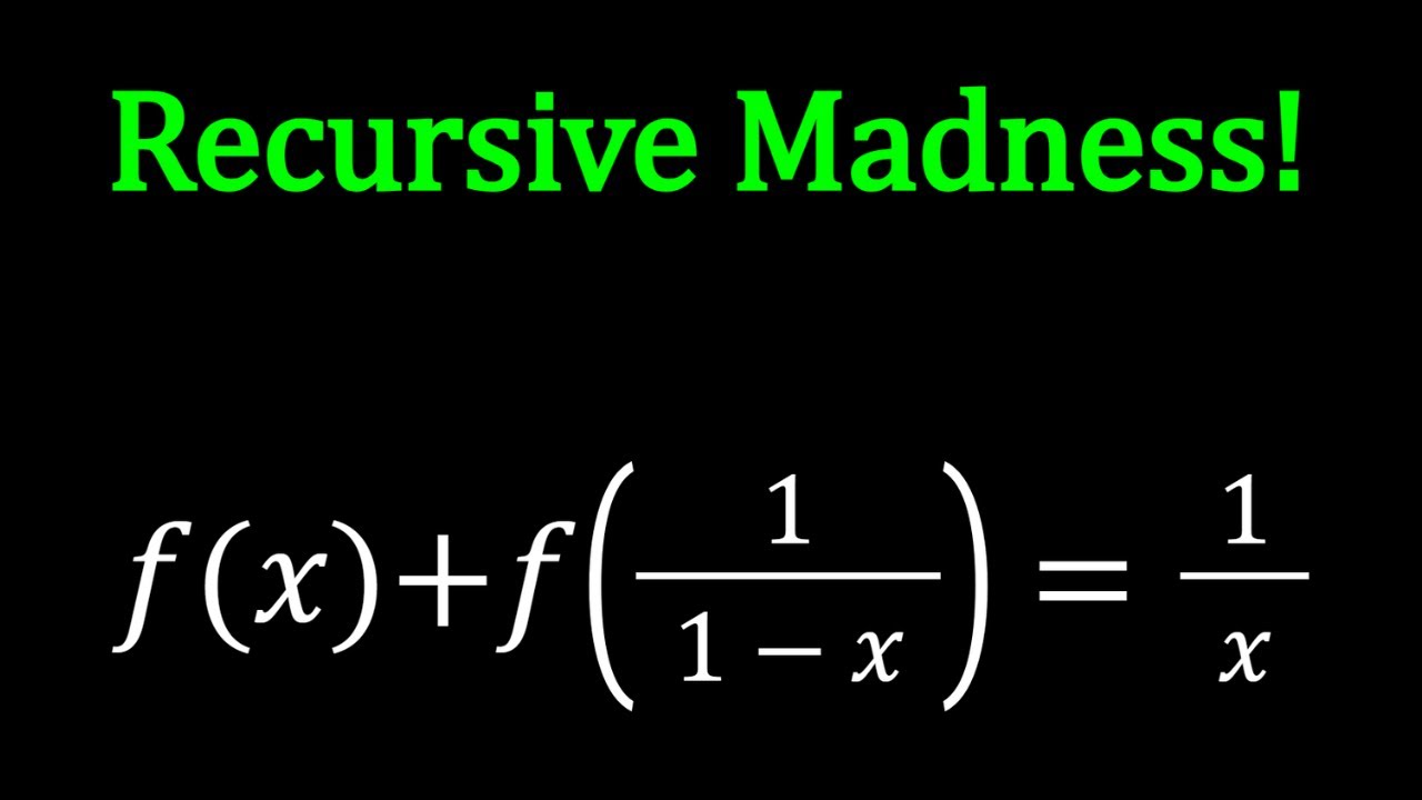 This Functional Equation Has a Secret