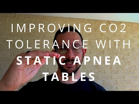 Improving CO2 Tolerance with Static Apnea Tables