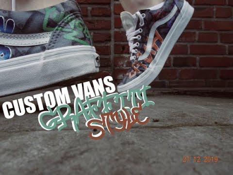 CUSTOM GRAFFITI VANS | lyzartsy