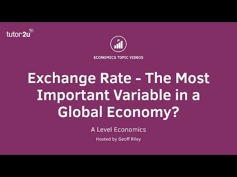 Exchange Rate - The Most Important Variable in a Global Economy?