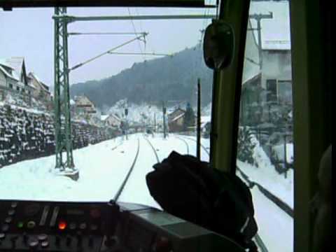 Die Murgtalbahn im Winter - Teil 2