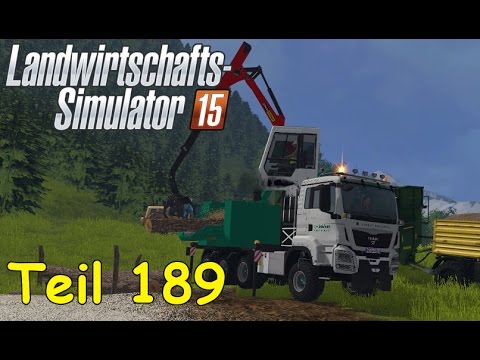 Let's Play LS15 Forstwirtschaft Teil 189 - BAUMSTÄMME FRÄSEN [The Alps] | Liongamer1