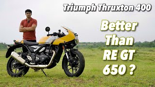 2025 Triumph Thruxton 400 Review - Better Than Royal Enfield GT-650 ??