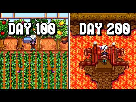 I spent 200 Days Attempting Stardew Valley's Hardest Challenge
