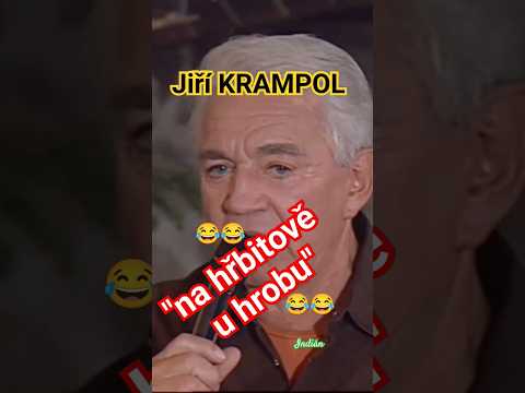 Jiří KRAMPOL : Na hřbitově u hrobu ???????????? #vtip #vtipy #indianfanda #shorts