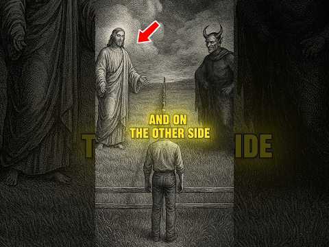 The story of God, Satan and the man who sat on the fence! ￼😱😮 #shorts