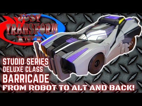 JUST TRANSFORM IT!: Studio Series Gamer Edition Barricade