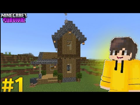 EPIC MINECRAFT SURVIVAL SERIES 2024 - FIRST HOME BUILD!