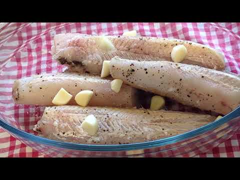 Pečeni oslić iz rerne-- hake in oven