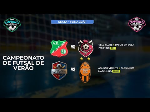 AO VIVO: Acompanhe agora os jogos do Campeonato Futsal de Verão 2026! #001