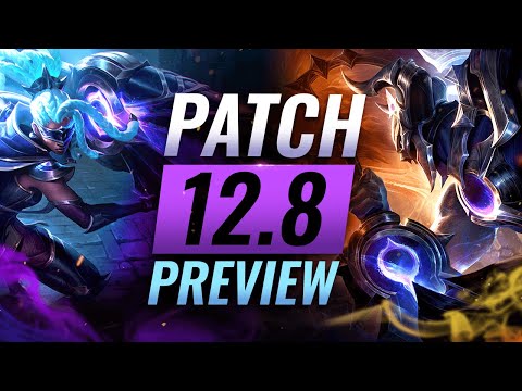 NEW Patch 12.8 PREVIEW: Swain Rework + Xayah Nerfs & MORE - League of Legends Season 12