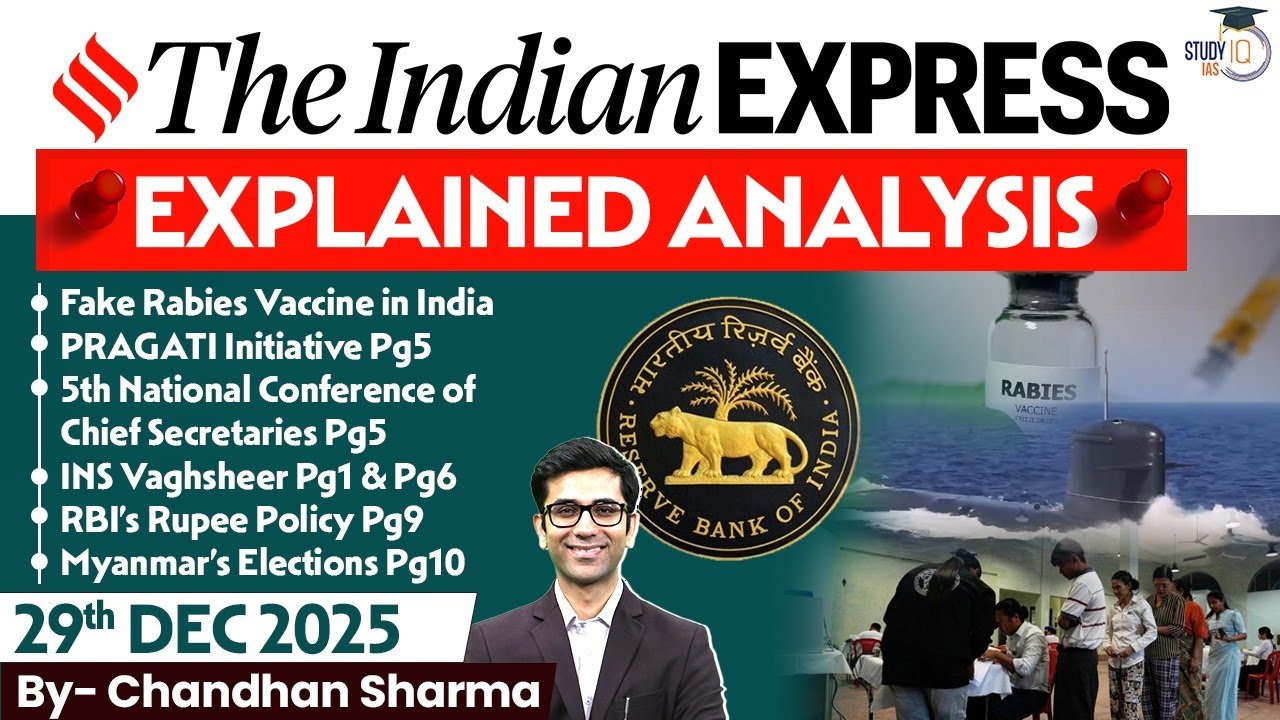 Indian Express Analysis | 29th December 2025 | The Indian Express Newspaper Analysis