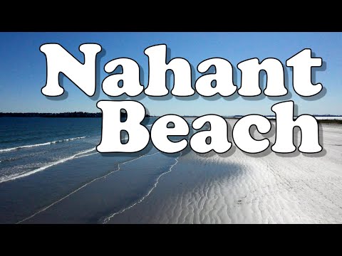 Imagini cu drone cu Nahant și nisipurile sale