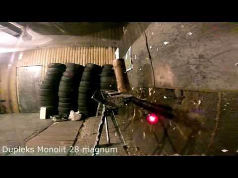 Тест пуль для гладкоствольного оружия компании Dupleks: Dupo 28, Monolit 28