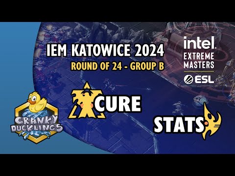 Cure vs Stats - TvP | IEM Katowice 2024: Round of 24 - Group B | StarCraft 2 Tournament