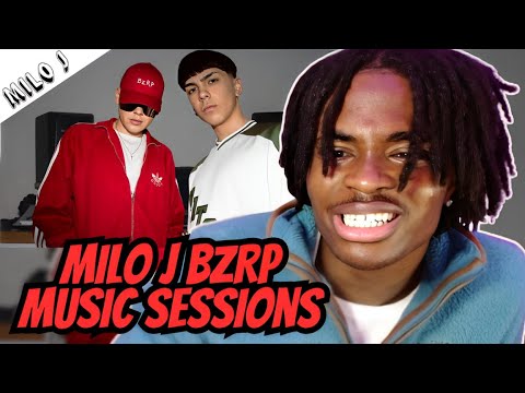 Canadian Reacts to MILO J || BZRP Music Sessions #57 | Spanish Subtitles
