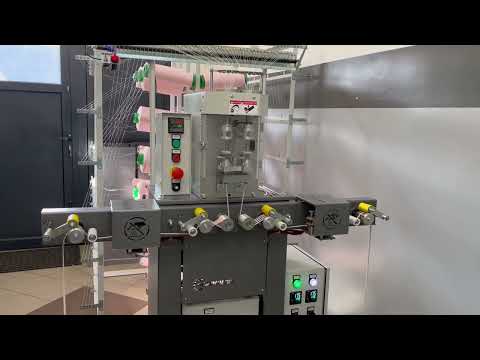 Cord knitting machine ironing system