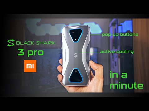 the BLACK SHARK 3 pro in a MINUTE | active cooling system and pop up buttons | episode 02