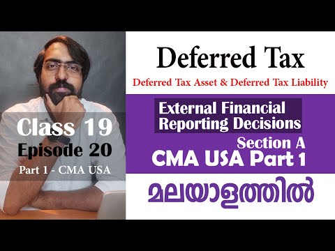 Deferred Tax | External Financial Reporting Decision | Section A | Part 1 | Episode 20