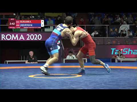 1/4 FS - 57 kg: A. BURUIAN (MDA) v. M. JABURYAN (ARM)