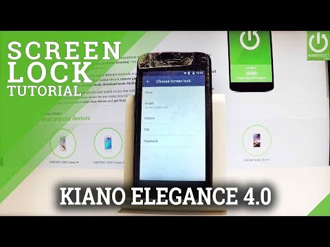 Pattern Lock in KIANO Elegance 4.0 - Set Screen Lock Method