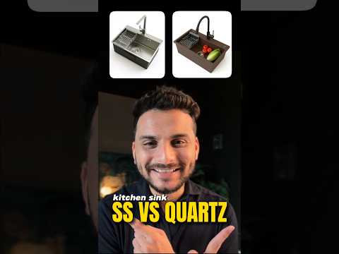 Kitchen sink ss vs quartz l Best kitchen sink l Kitchen sink design l Kitchen sink ideas