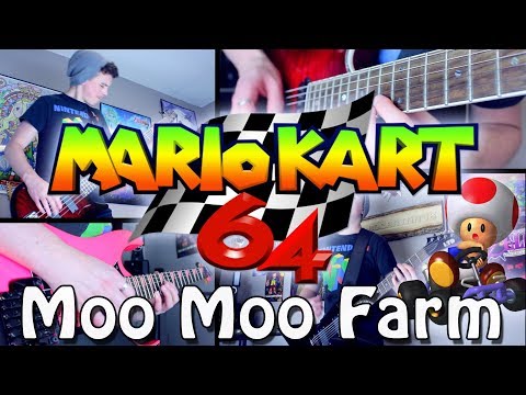 Moo Moo Farm - Mario Kart 64 (Rock/Metal) Guitar Cover | Gabocarina96