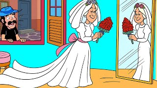 SEU MADRUGA VAI CASAR COM A BRUXA DO 71 | GIBI CHAVES E CHAPOLIN