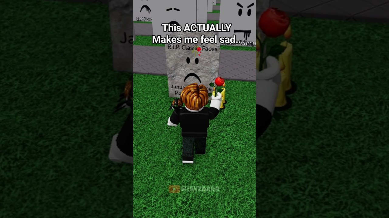 RIP Classic faces.. 😭🥀 #roblox #update #robloxmemes #sad #shorts